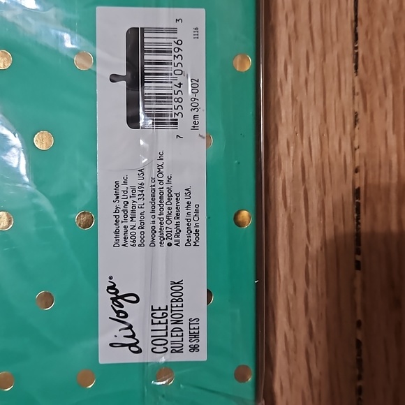 New decorative college ruled notebook - Picture 3 of 3